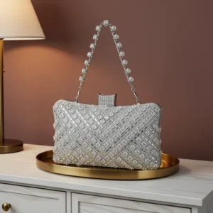 Sparkly Rhinestone Crystal Clutch Purse