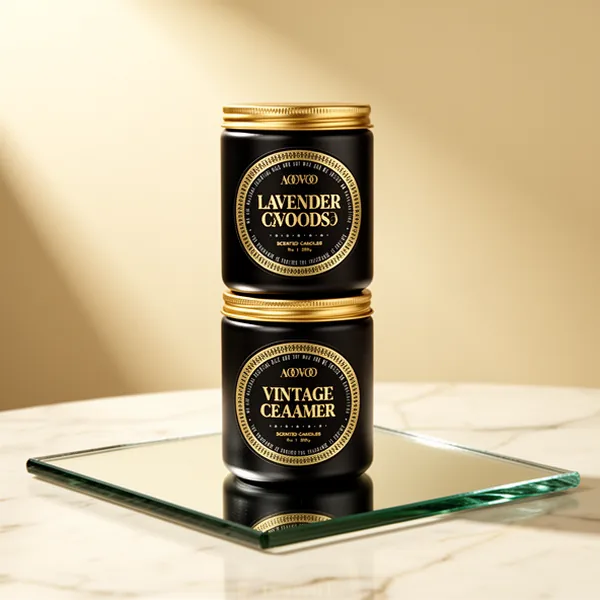 AOOVOO Scented Candles for Men, 4-Pack