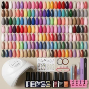 phoenixy Gel Nail Polish, 64 Pieces