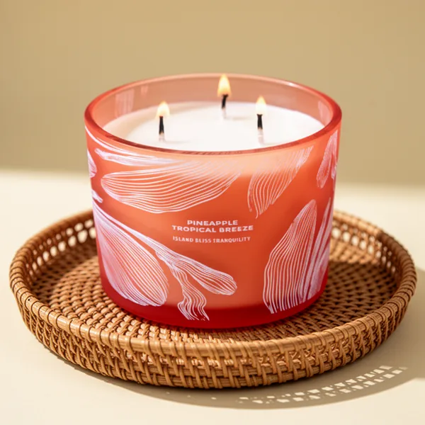 Pineapple Tropical Breeze Scented Candle