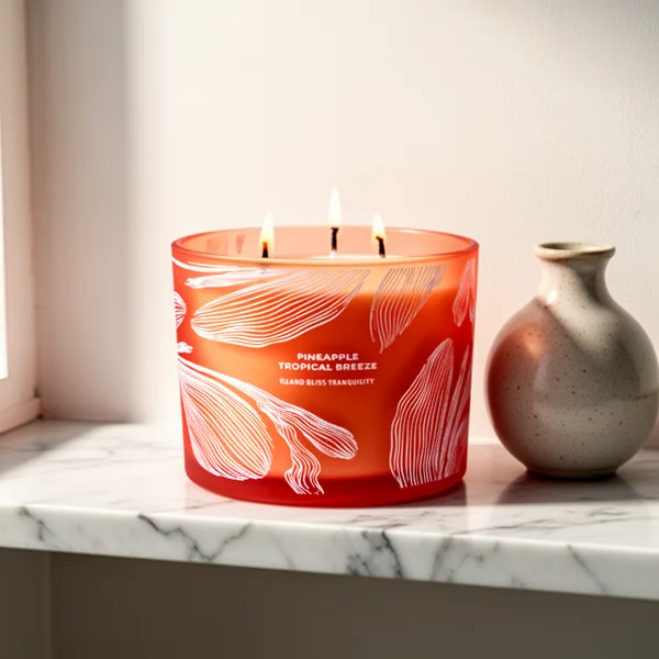 Pineapple Tropical Breeze Scented Candle