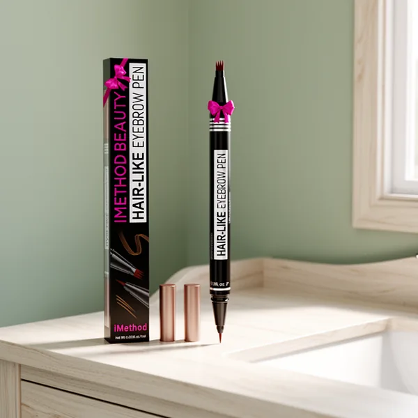 iMethod Microblading Eyebrow Pen Eyebrow Pencil, Dark Brown