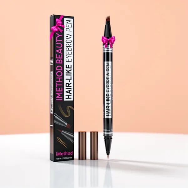 iMethod Microblading Eyebrow Pen Eyebrow Pencil, Dark Brown