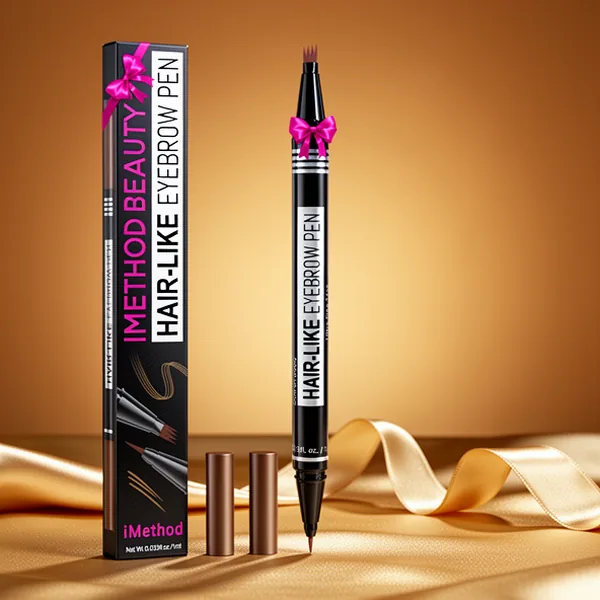iMethod Microblading Eyebrow Pen Eyebrow Pencil, Dark Brown