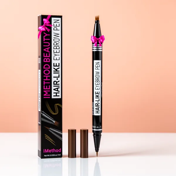 iMethod Microblading Eyebrow Pen Eyebrow Pencil, Light Brown