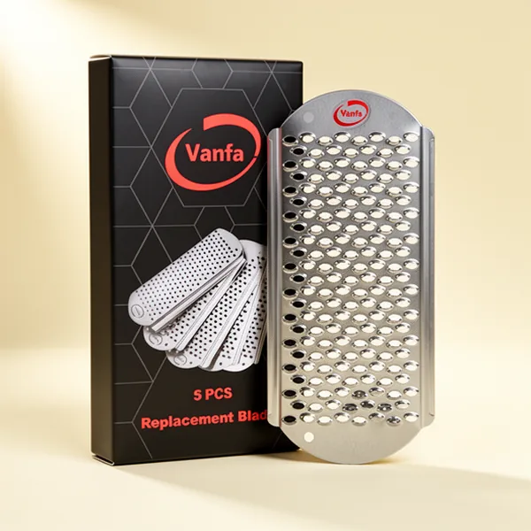 Vanfa Blades #79018 for Pedicure Foot File Scrubber Callus Remover, 5-Pack