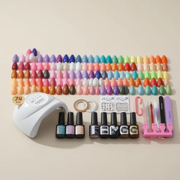 PHOENIXY Gel Nail Polish, 74 Pieces