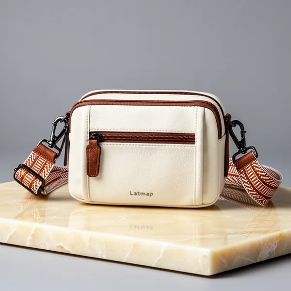 LATMAP 3L Triple Zip Fanny Packs