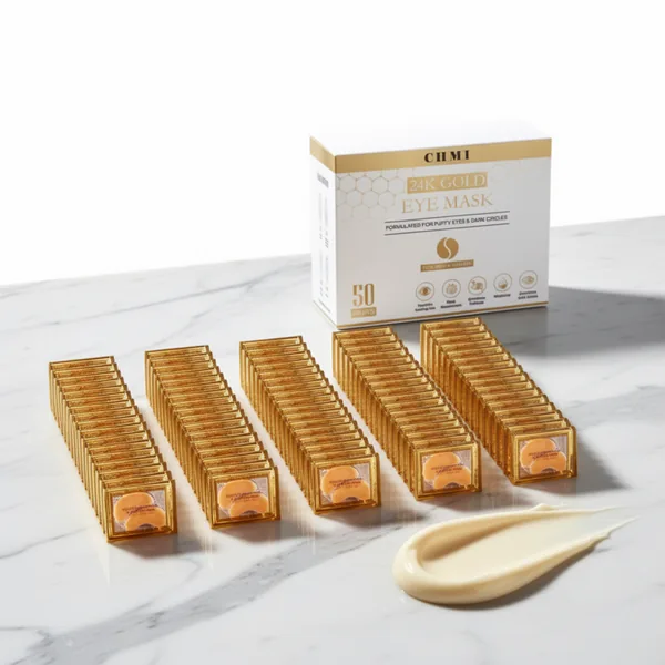 CHMI 24K Gold Under Eye Patches, 100 Pairs
