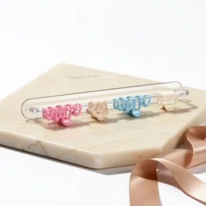 SNOWSTAR Acrylic Claw Clip Organizer, 3 Pieces