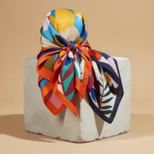 CHLINS 27.5 Inches Satin Head Scarf, 4 Pieces
