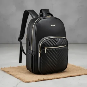 LOVEVOOK Laptop Backpack Purse, 15.6-Inch, Black
