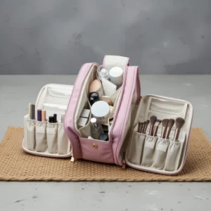 HauteHues Travel Makeup Bag