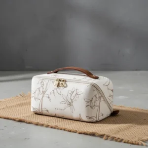 EACHY Travel Makeup Bag, Beige