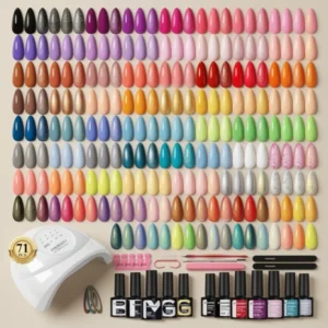 PHOENIXY Gel Nail Polish, 71 Pieces
