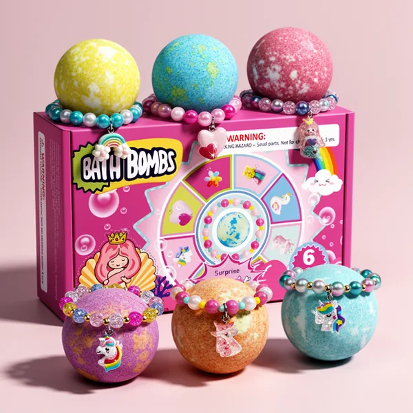 Sanyi Unicorn Bath Bombs for Kids