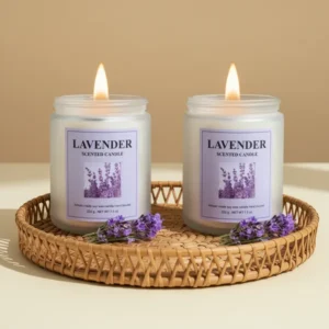 Lavender Candle Set, 30 oz, 4-Pack