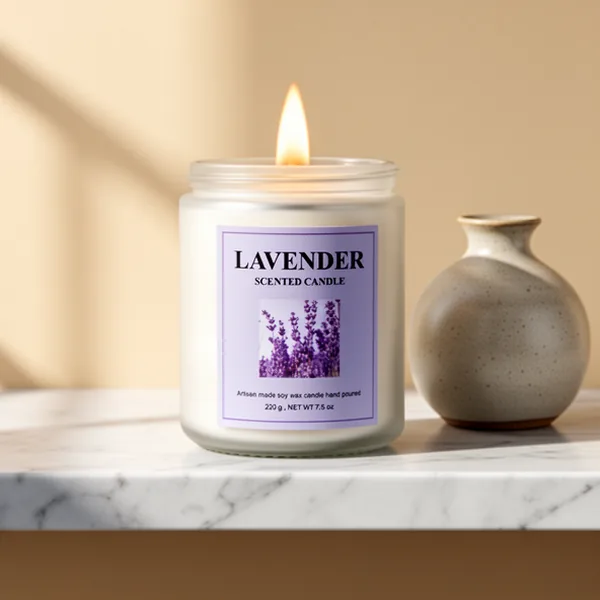 Lavender Candle Set, 30 oz, 4-Pack