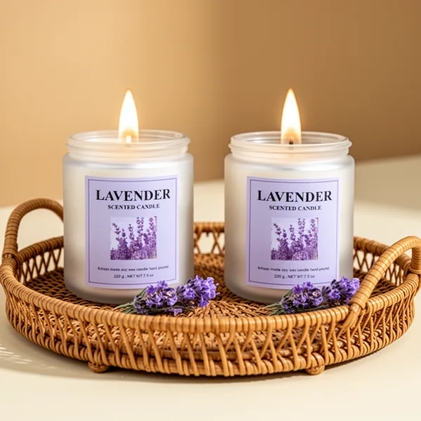 Lavender Candle Set, 30 oz, 4-Pack