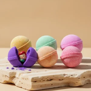 Princess Bath Bombs for Girls, 6-Pack