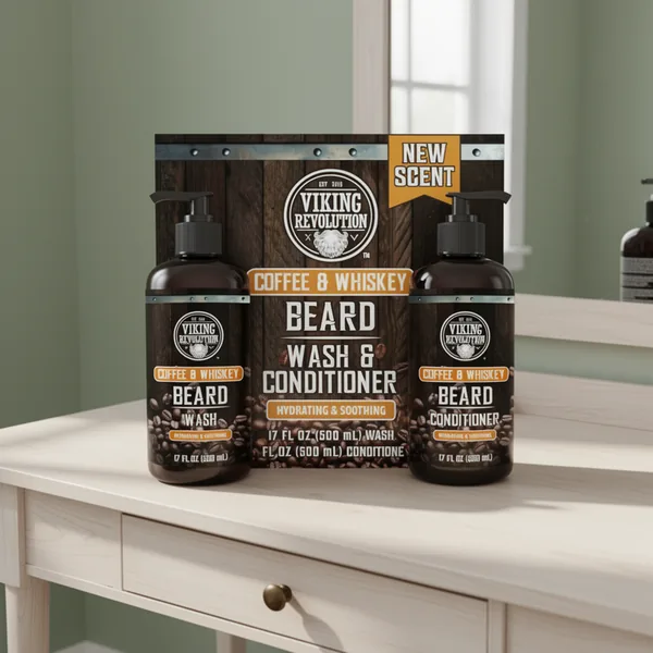 Viking Revolution Beard Wash & Conditioner, 17 oz