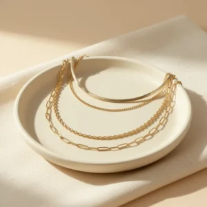 MFRYK Gold-Tone&Silver-Tone Layered Necklace