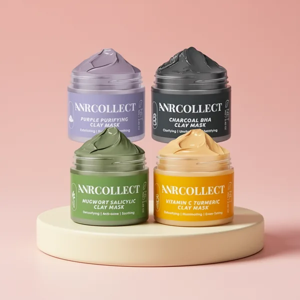 ANRCOLLECT Clay Mask, 280 g, 4-Pack