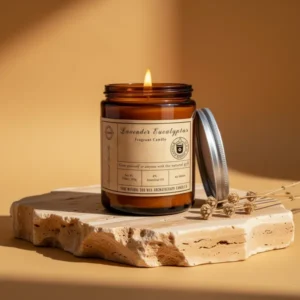 Lavender Eucalyptus Scented Candles, 7 oz