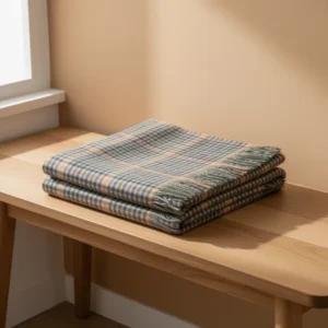 Oxfords Cashmere 100% Lambswool Tartan Plaid Scarf