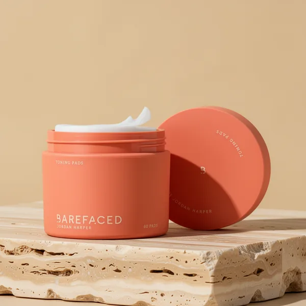 Barefaced Toning and Exfoliating Pads, 60 Pads