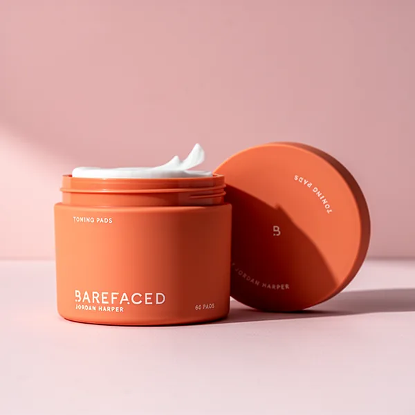 Barefaced Toning and Exfoliating Pads, 60 Pads