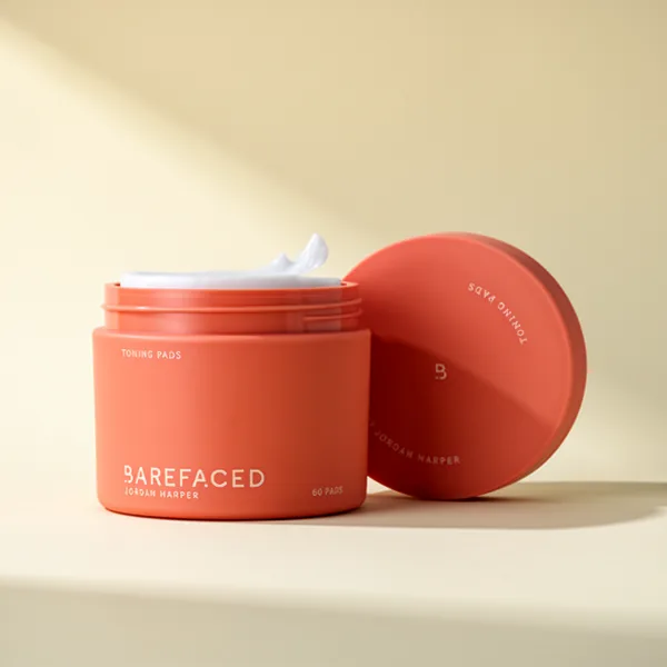Barefaced Toning and Exfoliating Pads, 60 Pads