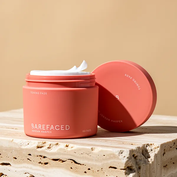 Barefaced Toning and Exfoliating Pads, 60 Pads