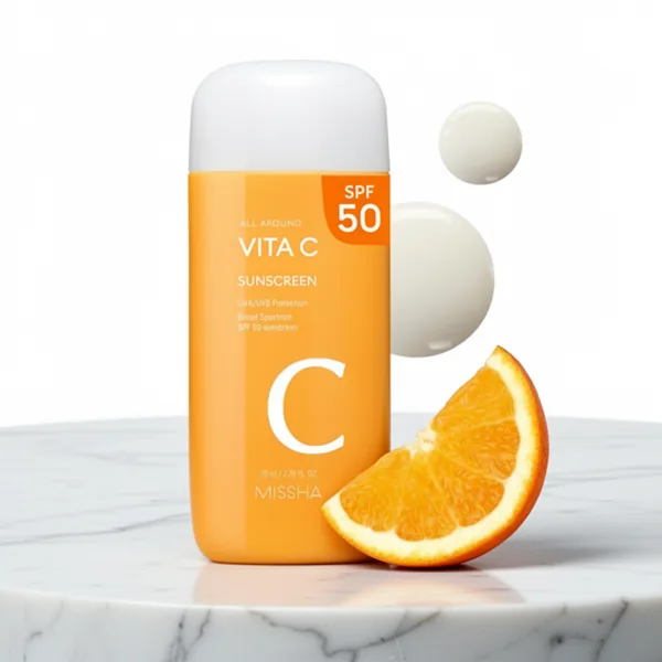 MISSHA All Around Vita C Sunscreen, 2.36 oz