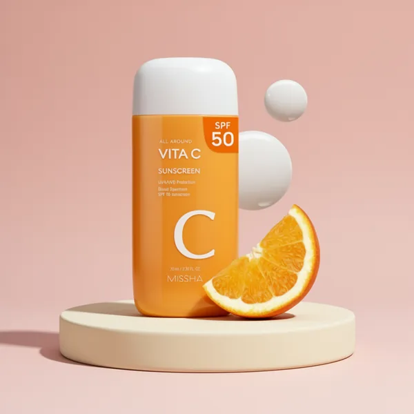 MISSHA All Around Vita C Sunscreen, 2.36 oz