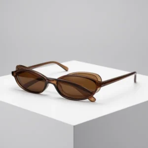 GUVIVI Retro Oval Sunglasses for Women