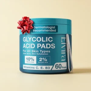10% Glycolic Acid & 2% Salicylic Acid Exfoliating Facial Pads, 60 Pads