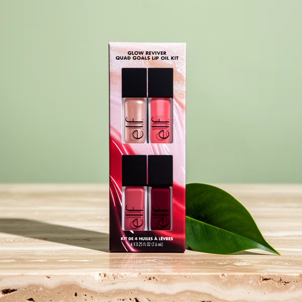 E.l.f. Glow Reviver Quad Goals Lip Oil
