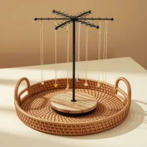 Poyilooo Necklace Holder Jewelry Stand, Black