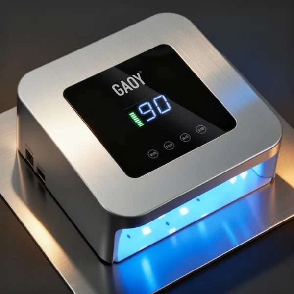 GAOY Cordless UV LED Nail Lamp, White