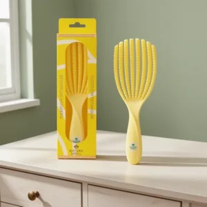 Nature Spell FlexiFlow Detangling Hair Brush, Yellow