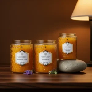 Natural Soy Wax Jar Candles for Home, 33 oz, 6-Pack