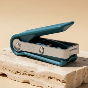 EDJY Fingernail Cutter Nail Cutter Stainless Steel EDJY Blue