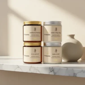 TTRWIN Scented Candle, 4 Pieces
