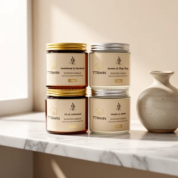 TTRWIN Scented Candle, 4 Pieces