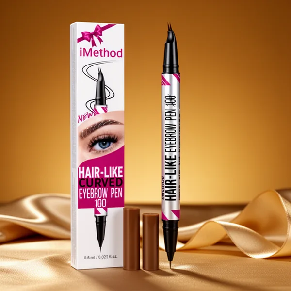iMethod Curved Eyebrow Pen Eyebrow Pencil, Dark Brown