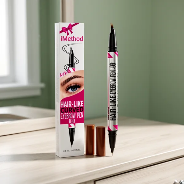 iMethod Curved Eyebrow Pen Eyebrow Pencil, Dark Brown