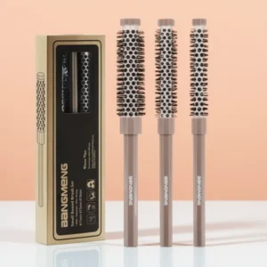 BANGMENG Small Round Brush, 3 Pieces