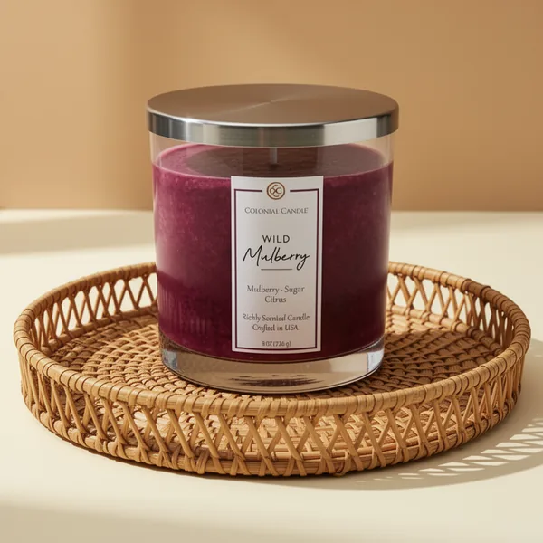 Colonial Candle Wild Mulberry, 8 oz