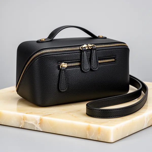 Travel Makeup Bag, Black
